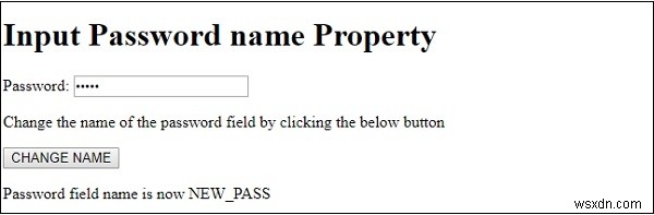 HTML DOM パスワード入力フィールドのnameプロパティとは?使い方を徹底解説