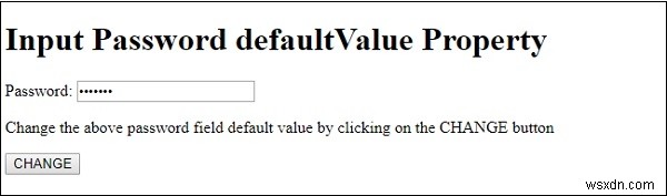 HTML DOM 入力パスワードのdefaultValueプロパティとは?使い方を徹底解説