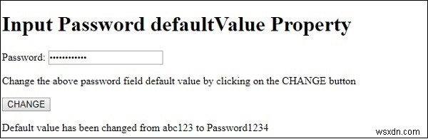 HTML DOM 入力パスワードのdefaultValueプロパティとは?使い方を徹底解説