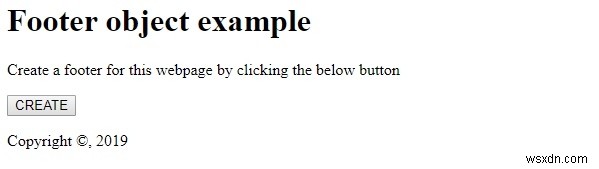 HTML DOM Footerオブジェクトとは?使い方とサンプルコードを解説