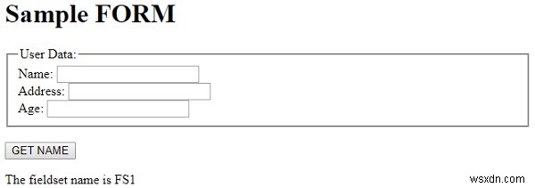 HTML DOM Fieldset nameプロパティとは？使い方とサンプルコードを解説