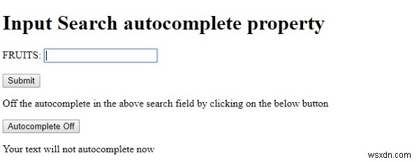 HTML DOM入力検索(Input Search)のautocompleteプロパティとは?使い方を徹底解説