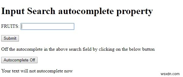 HTML DOM入力検索(Input Search)のautocompleteプロパティとは?使い方を徹底解説