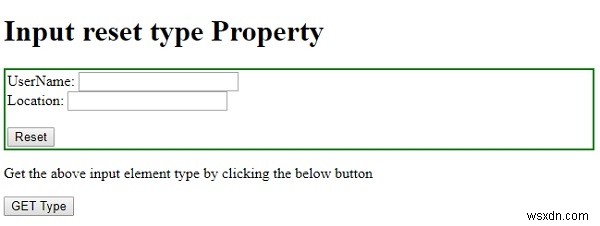 HTML DOM Input Reset typeプロパティとは?使い方をわかりやすく解説