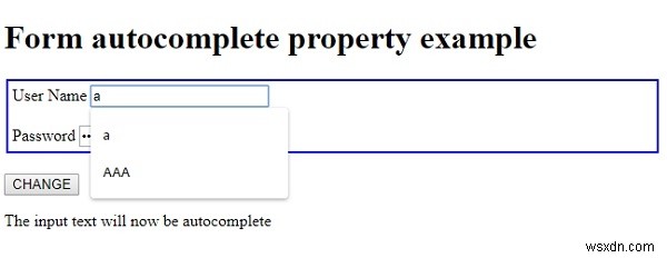 HTML DOM フォームの autocomplete プロパティの使い方を徹底解説