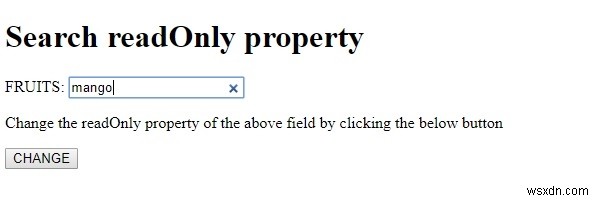 HTML DOM Input SearchのreadOnlyプロパティとは？使い方とサンプルコードを解説