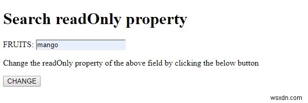 HTML DOM Input SearchのreadOnlyプロパティとは？使い方とサンプルコードを解説