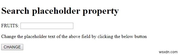 【初心者向け】HTML DOM Input Search の placeholder プロパティの使い方