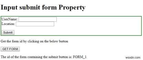 HTML DOM入力送信（Submit）formプロパティの使い方を解説