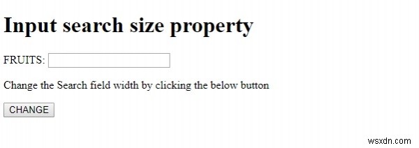 HTML DOM Input Search の size プロパティとは?取得・設定方法を実例付きで解説