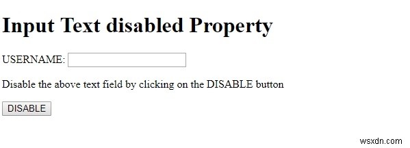 HTML DOM Input Text disabledプロパティの使い方を徹底解説