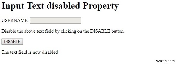 HTML DOM Input Text disabledプロパティの使い方を徹底解説