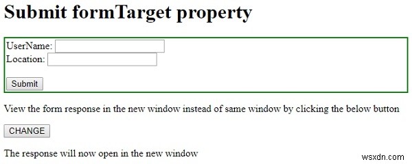HTML DOM 送信ボタンの formTarget プロパティとは？使い方を徹底解説
