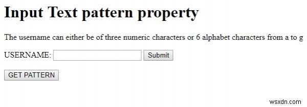 HTML DOM入力テキストのpatternプロパティとは?使い方とサンプルコードを解説