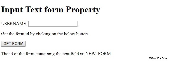 HTML DOMのInput Text formプロパティとは?使い方とサンプルコードを解説