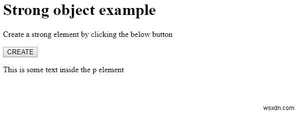 HTML DOMのStrongオブジェクトとは？作成方法と使い方を解説