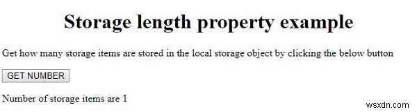 HTML DOM Storageのlengthプロパティの使い方を解説