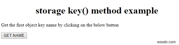 HTML DOM Storage key()メソッドの使い方を徹底解説