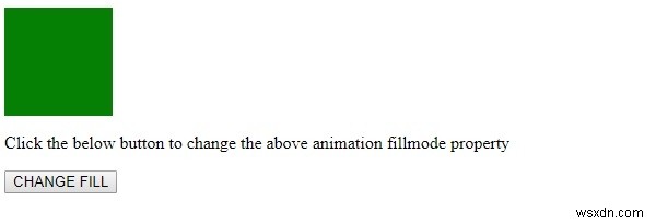 HTML DOMのanimationFillModeプロパティとは?使い方と設定値を解説