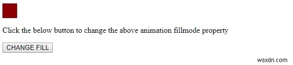 HTML DOMのanimationFillModeプロパティとは?使い方と設定値を解説