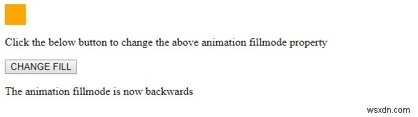 HTML DOMのanimationFillModeプロパティとは?使い方と設定値を解説