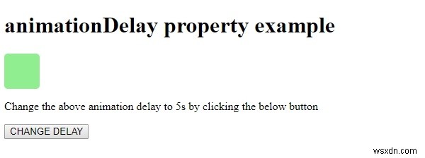 HTML DOMのanimationDelayプロパティとは?アニメーションの開始時間を制御する方法