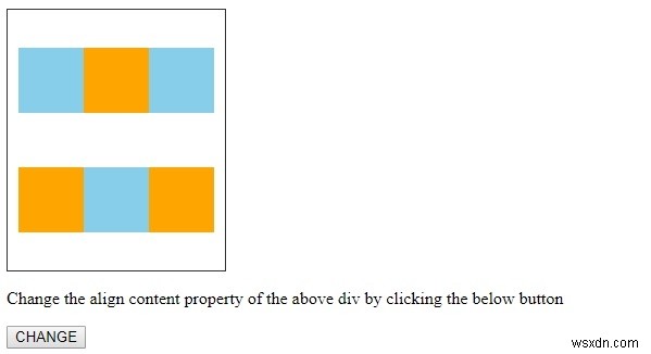 HTML DOMのalignContentプロパティとは?使い方と設定値をわかりやすく解説