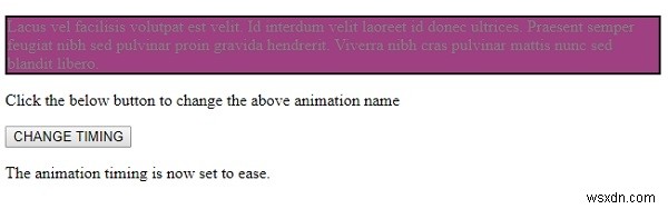 HTML DOM スタイルの animationTimingFunction プロパティとは？使い方と値を徹底解説