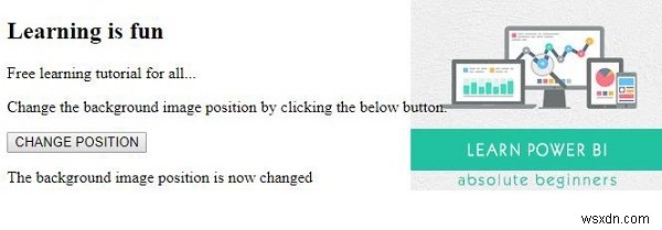 HTML DOM StyleのbackgroundPositionプロパティとは？使い方と指定方法を解説