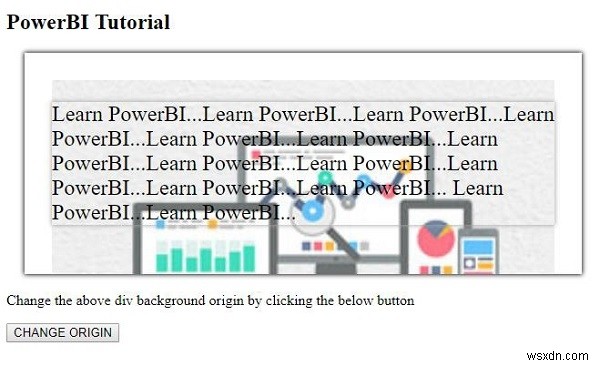HTML DOMのbackgroundOriginプロパティとは?使い方とサンプルコードを解説