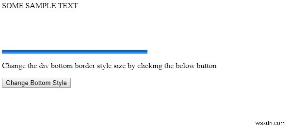 HTML DOM の borderBottomStyle プロパティとは？使い方と指定できる値を解説