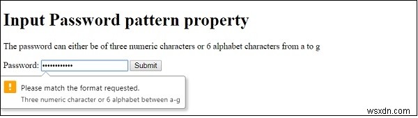 HTML DOM パスワード入力の pattern プロパティとは?使い方とサンプルコードを解説