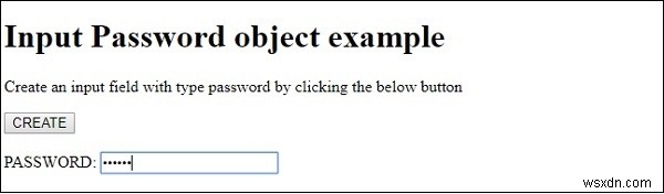 HTML DOM 入力パスワード(Input Password)オブジェクトとは?使い方を解説
