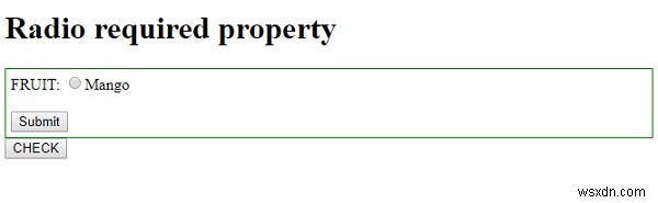 HTML DOM ラジオボタンの required プロパティとは?構文と使い方を解説