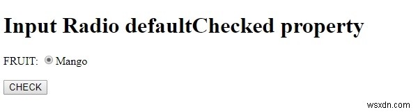 HTML DOM Input RadioのdefaultCheckedプロパティとは?使い方をわかりやすく解説