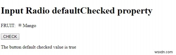 HTML DOM Input RadioのdefaultCheckedプロパティとは?使い方をわかりやすく解説