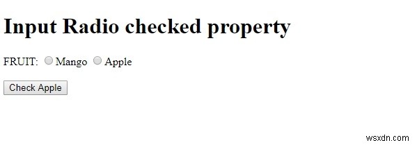 HTML DOM Input Radio checkedプロパティの使い方を徹底解説