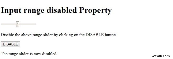 HTML DOM入力レンジ(range)のdisabledプロパティの使い方を徹底解説