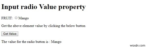 HTML DOM ラジオボタンのvalueプロパティとは？取得・設定方法を解説