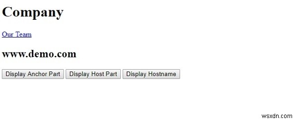 HTML DOMアンカーのhostnameプロパティの使い方を解説