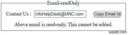 HTMLのinput readonly属性とは?使い方とサンプルコードを解説