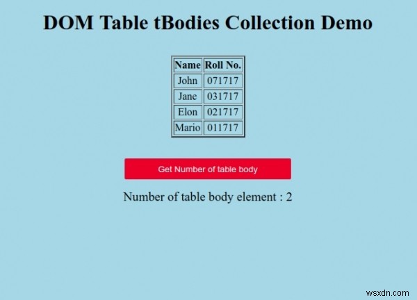 HTML DOM テーブルの tBodies コレクションとは？基本構文と使い方を徹底解説