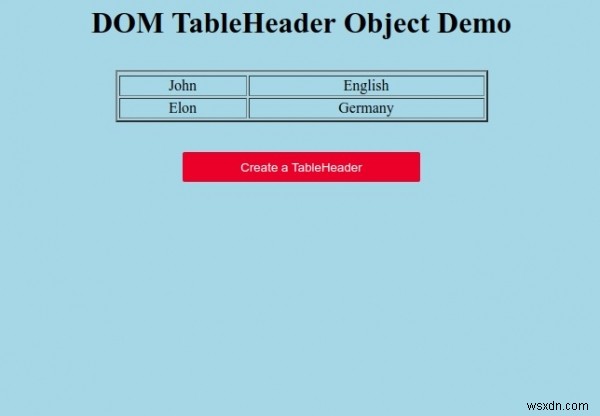 HTML DOM TableHeaderオブジェクトの使い方を徹底解説