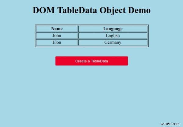 HTML DOM TableDataオブジェクトとは?使い方とプロパティを徹底解説