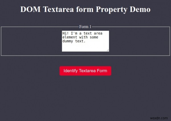 HTML DOM Textareaのformプロパティとは?使い方をサンプル付きで解説