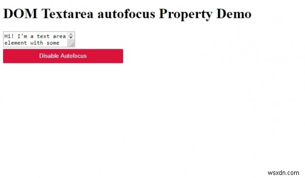 HTML DOM Textarea autofocusプロパティの使い方をわかりやすく解説