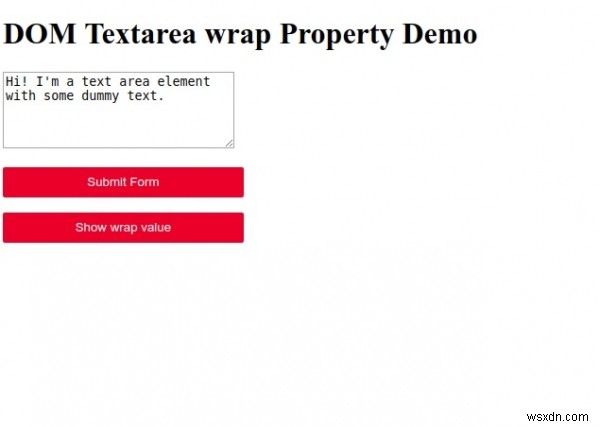 HTML DOM Textareaのwrapプロパティとは?使い方をサンプルコード付きで解説