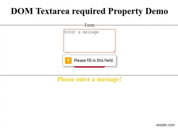 HTML DOM Textareaのrequiredプロパティとは?構文と使い方をサンプルコード付きで解説