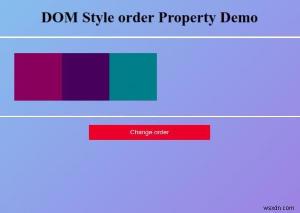 HTML DOM Styleのorderプロパティとは?構文と使い方を実例付きで解説