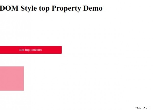 HTML DOM Styleのtopプロパティとは?構文と使い方を実例付きで解説